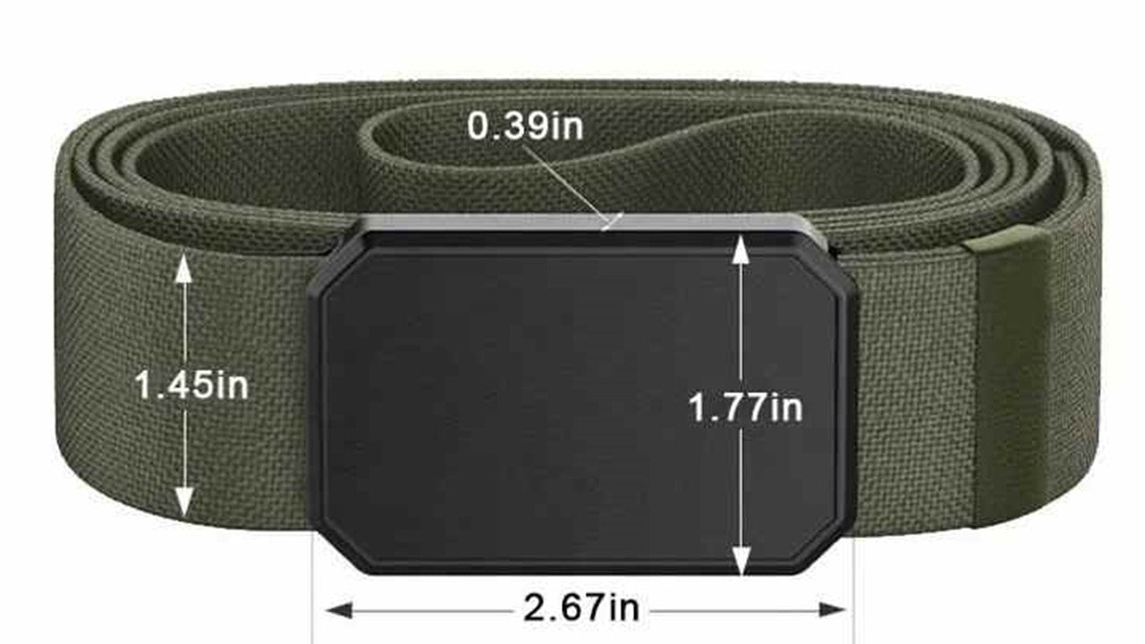 Tactical Belt with Custom Engraved Buckle