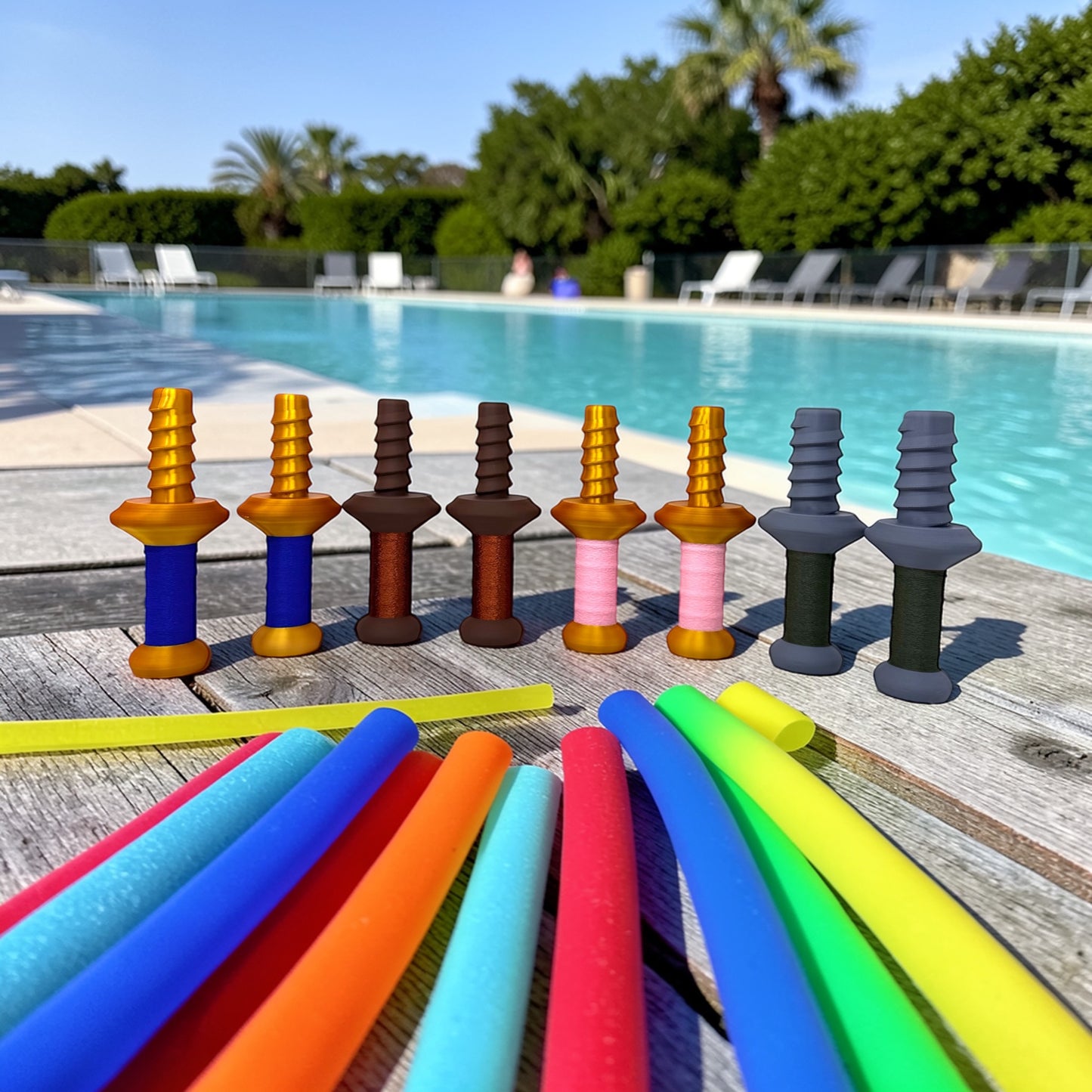 Pool Noodle Sword Handles