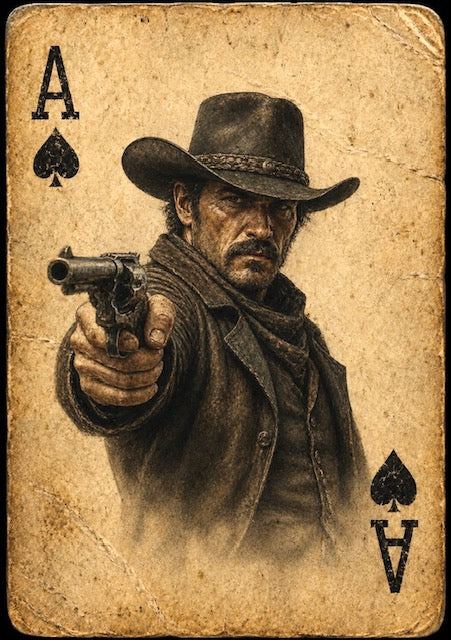 (People) Playing Cards for Wide Brim Hats