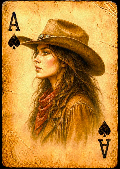 (People) Playing Cards for Wide Brim Hats