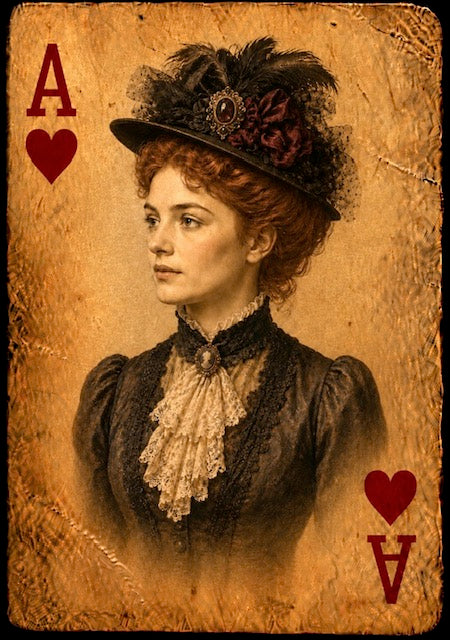 (People) Playing Cards for Wide Brim Hats
