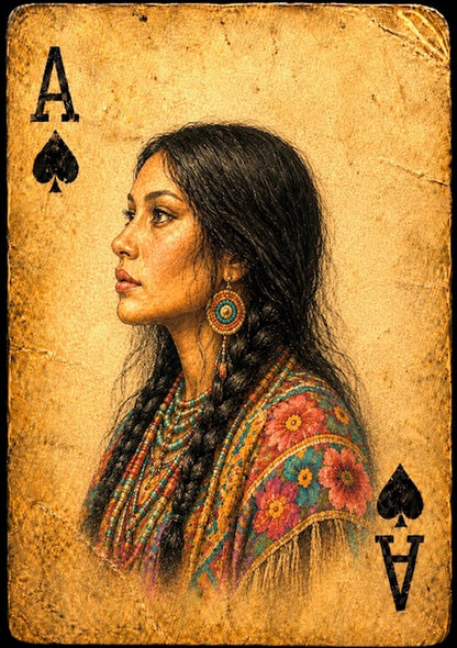 (People) Playing Cards for Wide Brim Hats