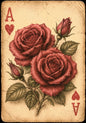 (Flowers) Playing Cards for Wide Brim Hats