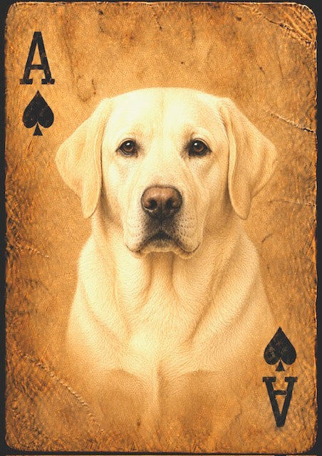 (Dogs) Playing Cards for Wide Brim Hats