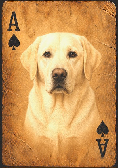 (Dogs) Playing Cards for Wide Brim Hats